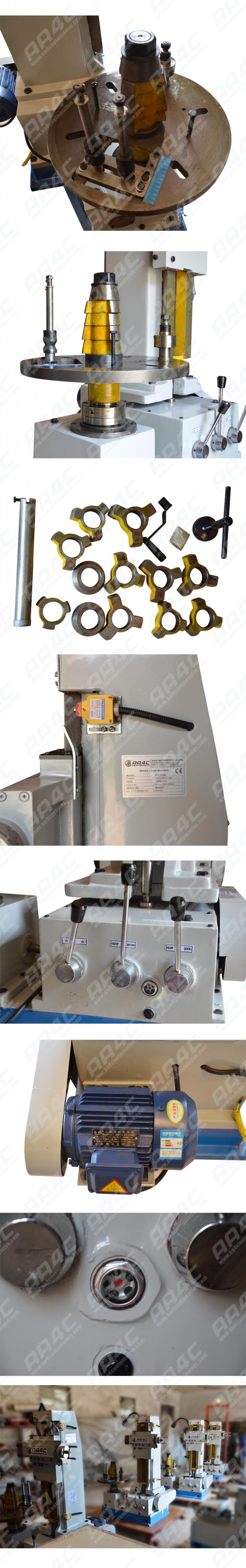AA4C-Bremsscheibe-Gleichrichter-Drehbankdiskettentrommelschneidemaschine Rotor-Bremsdrehbank für Drehbank manuelles T8360A der Verkauf Bremstrommel (Diskette)